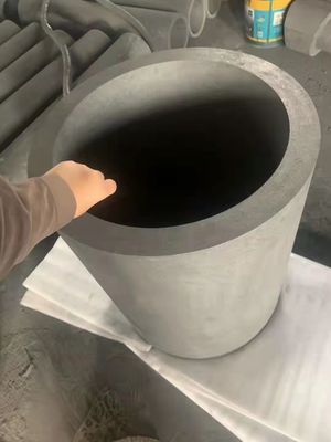 Aluminium High Purity Carbon Graphite Crucible With Good Heat Conductivity